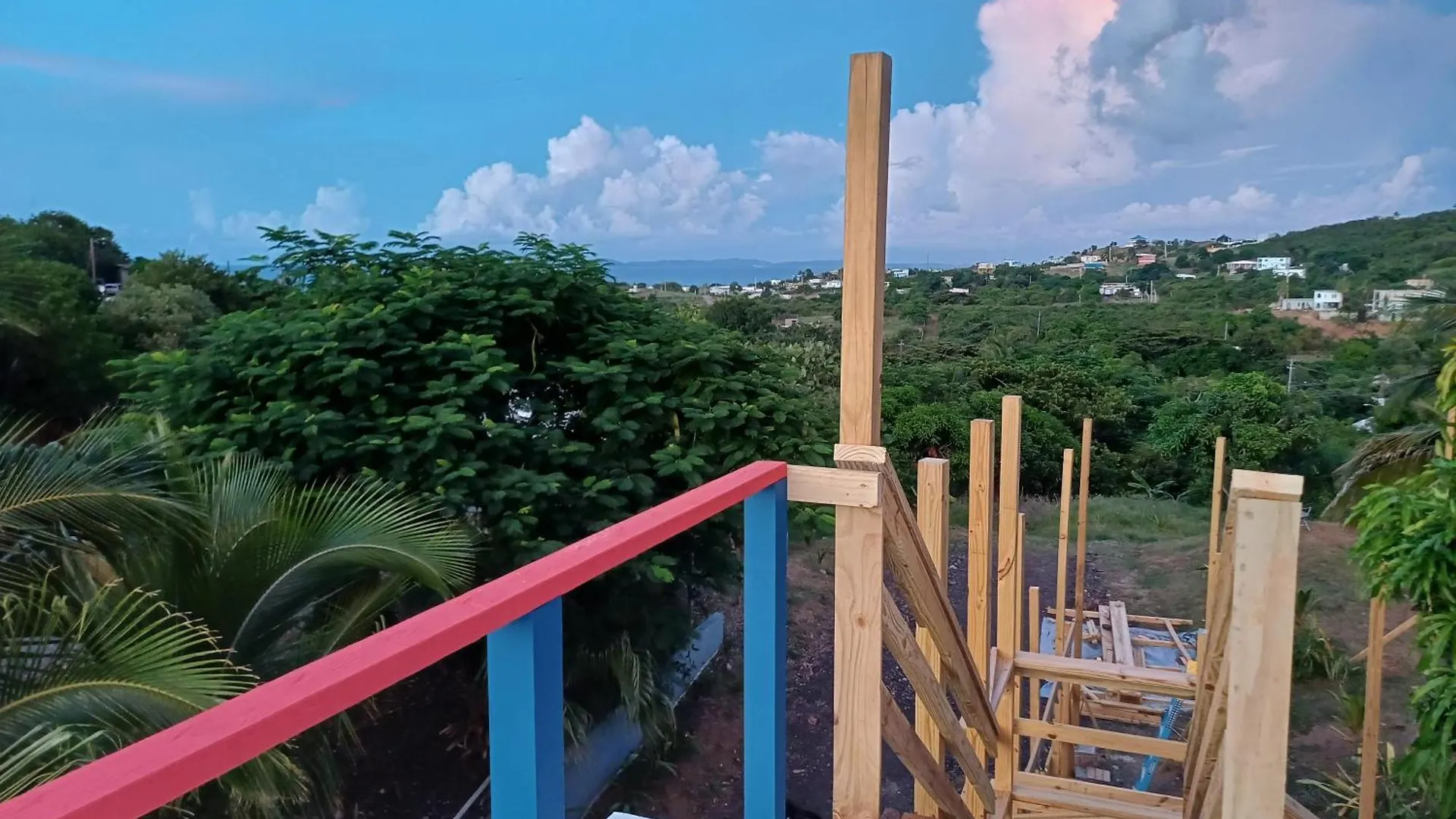 Luxe tent Rooster Run Glamping Camping Has Rooftop And Off The Ground Glamping Experience For 1 To 16 In A Single Tent And Views Of The Rain Forrest And To Culebra Across The Atlantic Ocean W Tents, Linens, Deluxe Air Beds, Warm Shower And More At A Great Pric Vieques
